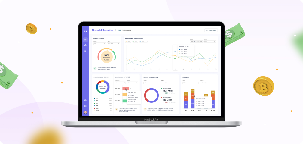 Portfolio UIUX Dashboard Crypto Investing
